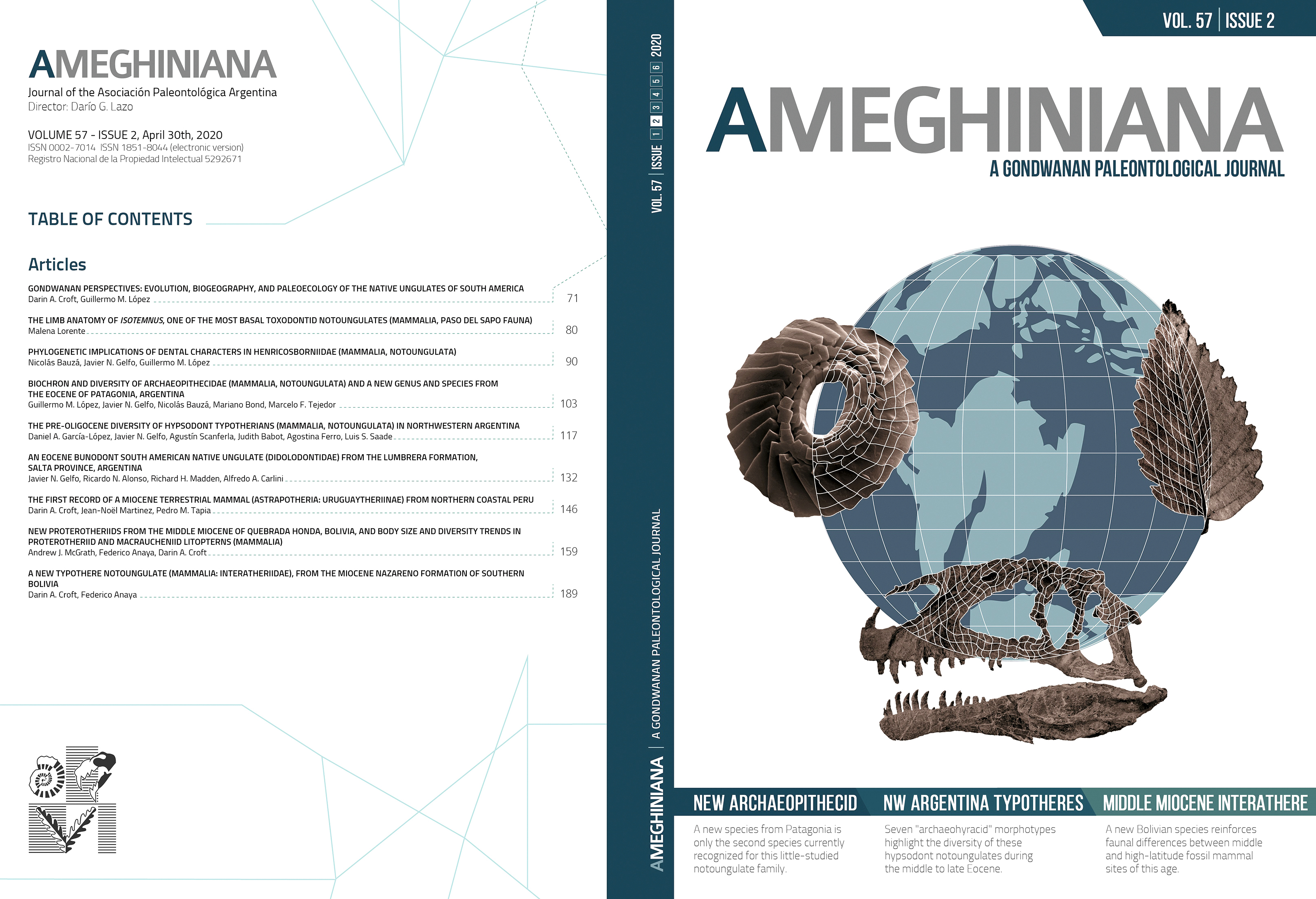 View Vol. 57 No. 2 (2020): Gondwanan Perspectives: Native Ungulates